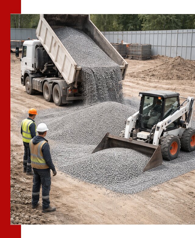 Доставка и продажа гранитного щебня фракции 0-5 в Пыти-Яхах