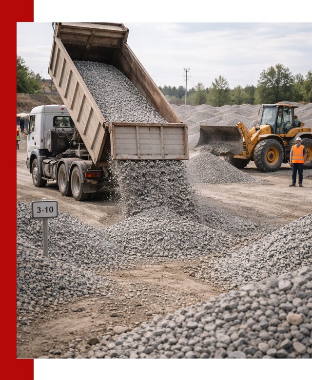 Гранитный щебень фракции 3–10: доставка и продажа в Пыти-Яхах