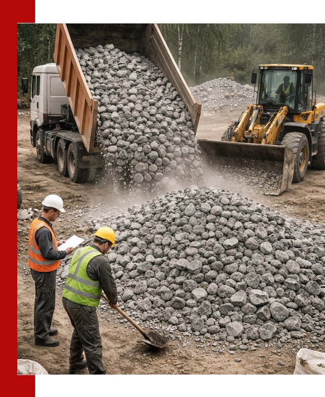 Гранитный щебень фракция 70-150 доставка в Пыти-Яхах