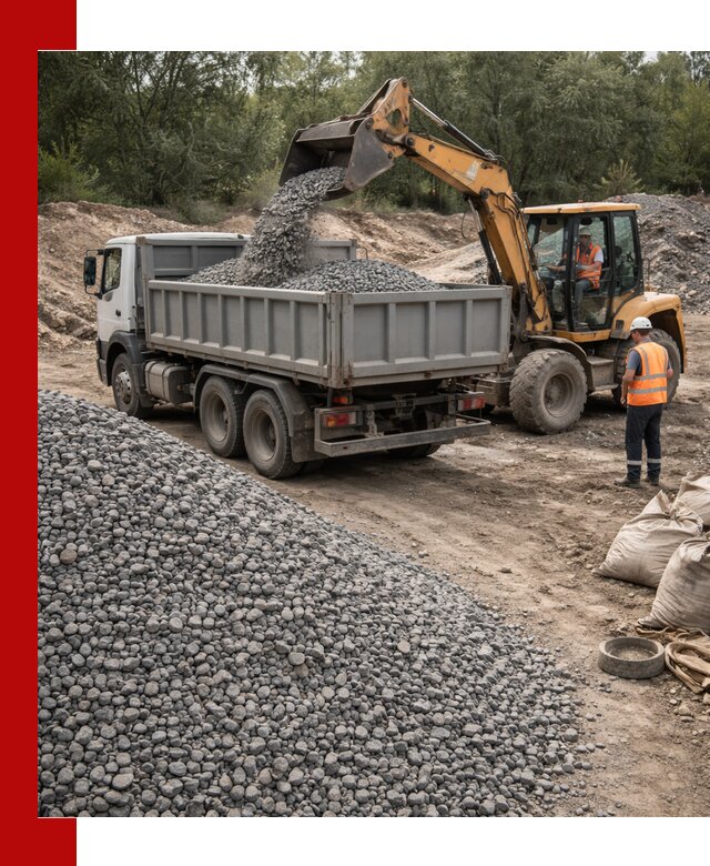 Доставка гравийного щебня в Пыти-Яхах оптом и в розницу