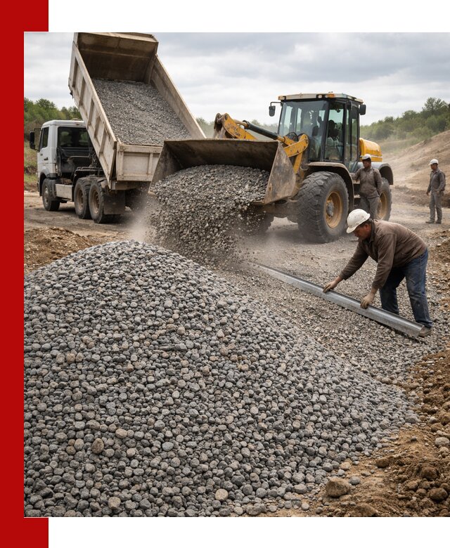 Гравийный щебень фракция 5-20 с доставкой в Пыти-Яхах