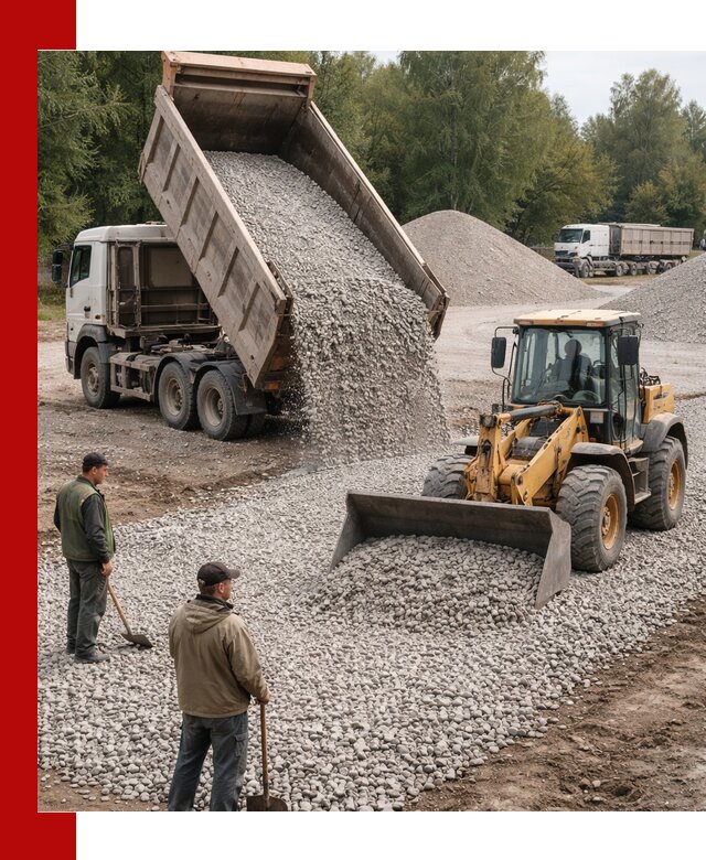 Купить гравийный щебень фракция 20-40 в Пыти-Яхах с доставкой