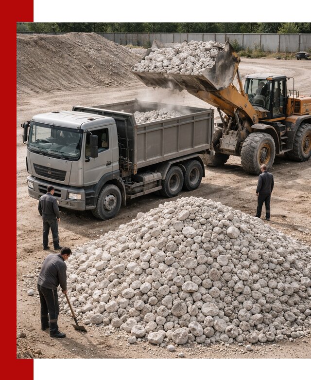 Известняковый щебень фракция 70–150 с доставкой в Пыти-Яхах