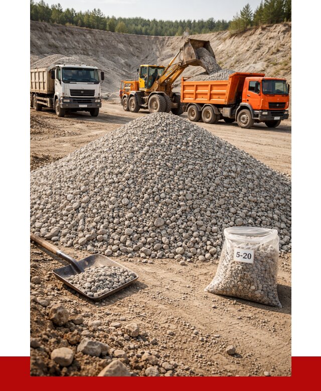 Доломитовый щебень фр. 5-20 в Пыти-Яхах от 4273 р. | ПРОНЕРУДПть