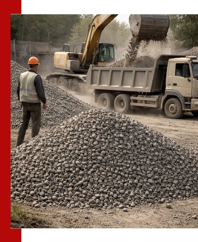 Шлаковый щебень фракция 5-20 с доставкой в Пыти-Яхах