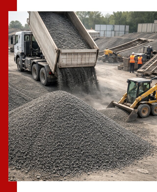 Вторичный щебень фракция 0–5 с доставкой в Пыти-Яхах