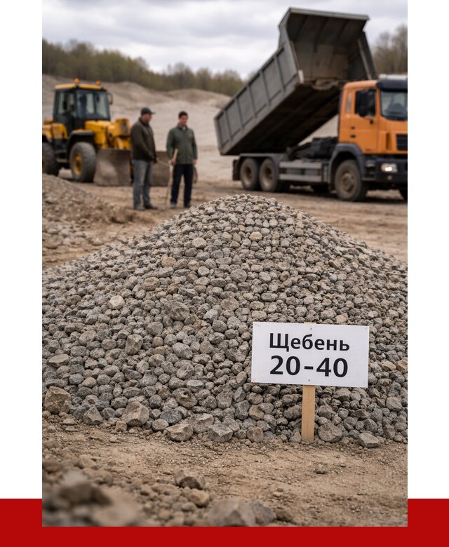 Бетонный щебень фракция 20-40 в Пыти-Яхах от 2492 р. | ПРОНЕРУДПть