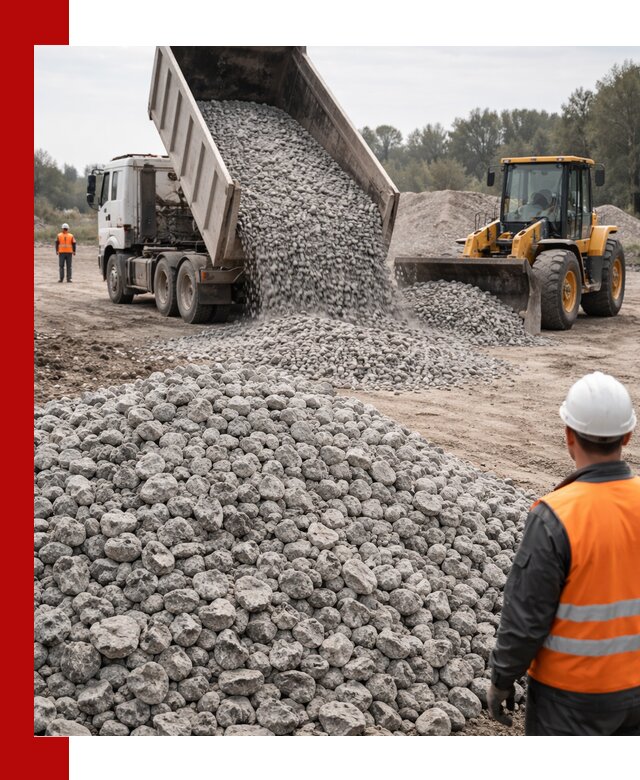 Доставка бетонного щебня фракции 20-40 в Пыти-Яхах