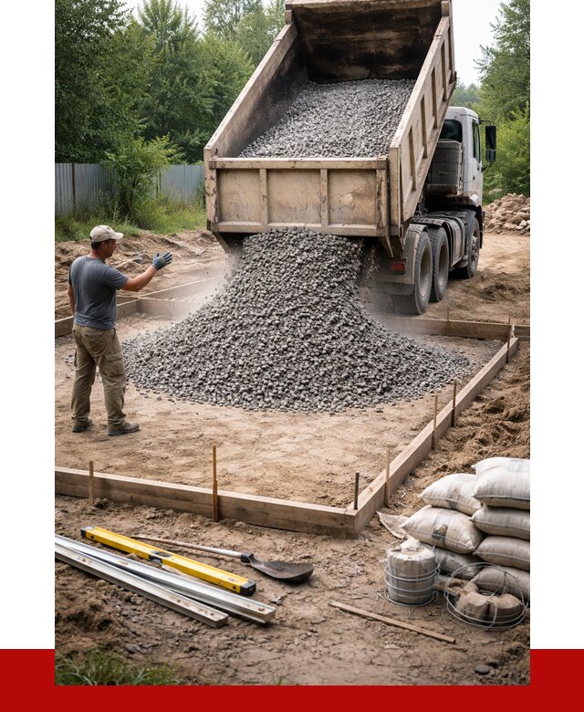 Купить щебень для фундамента в Пыти-Яхах от 4578 р. | ПРОНЕРУДПть