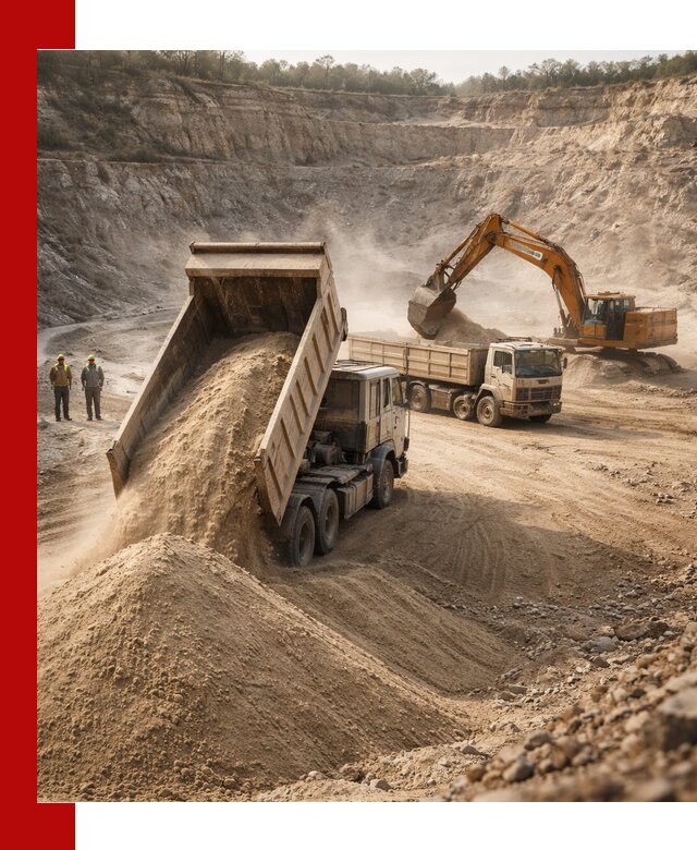 Карьерный песок навалом с доставкой в Пыти-Яхах