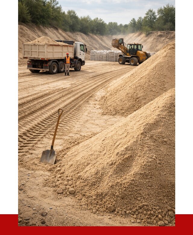 Карьерный песок мелкозернистый в Пыти-Яхах от 9156 р. | ПРОНЕРУДПть