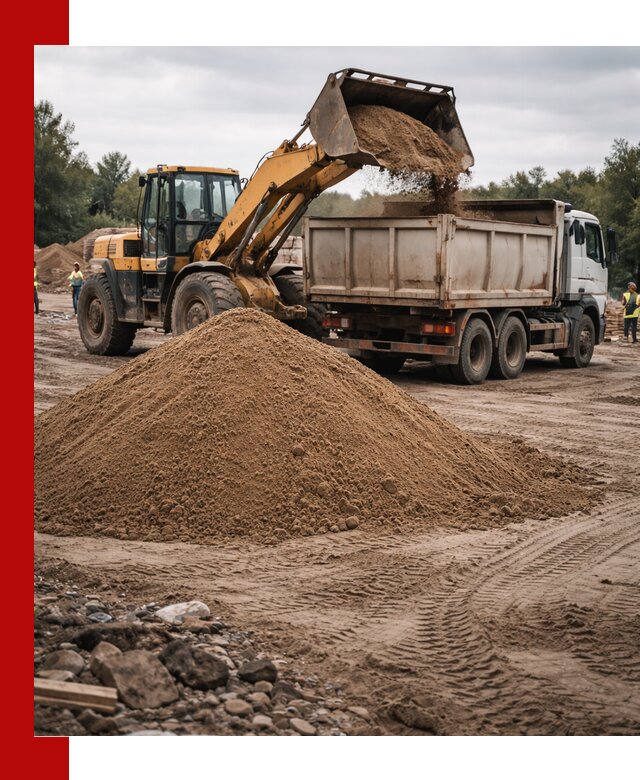 Доставка речного песка навалом в Пыти-Яхах быстро и выгодно