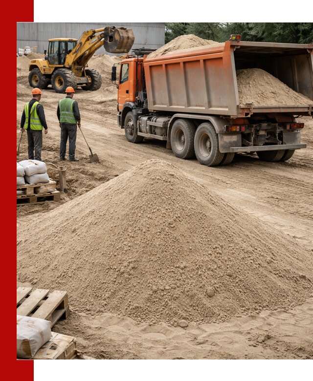 Доставка и продажа мытого речного песка в Пыти-Яхах