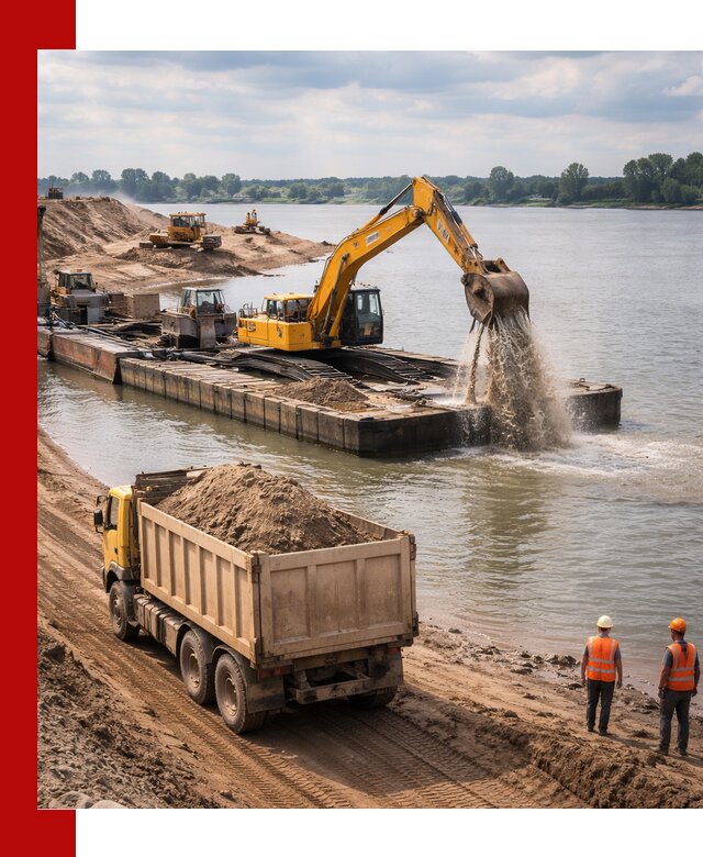 Намывной песок с доставкой в Пыти-Яхах оптом и в розницу