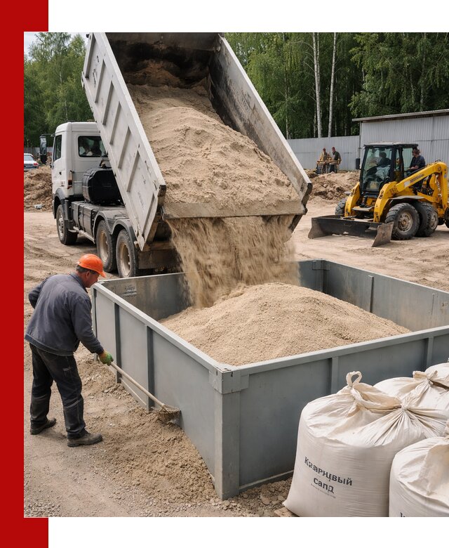 Кварцевый песок для фильтра в Пыти-Яхах — доставка и качество