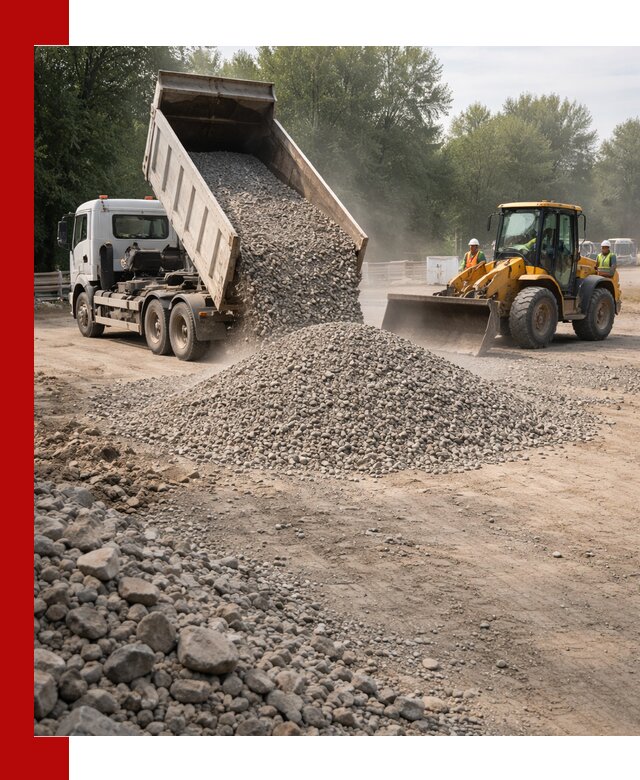 Гравий фракция 5–20 доставка в Пыти-Яхах оптом и в розницу