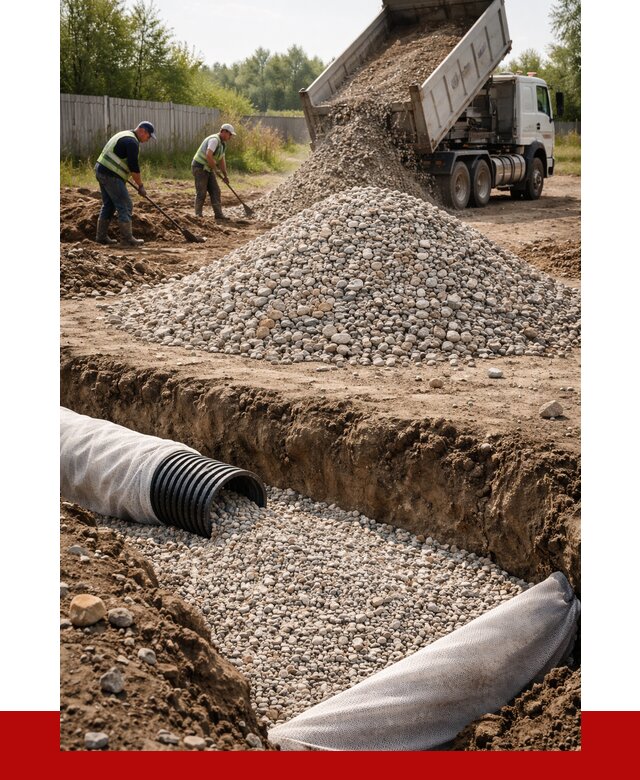 Гравий для дренажа в Пыти-Яхах от 2238 р., доставка ПРОНЕРУДПть