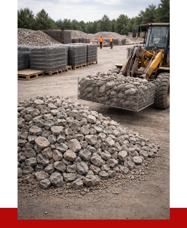 Камень для габионов фракция 70-150 в Пыти-Яхах от 4273 р. | ПРОНЕРУДПть