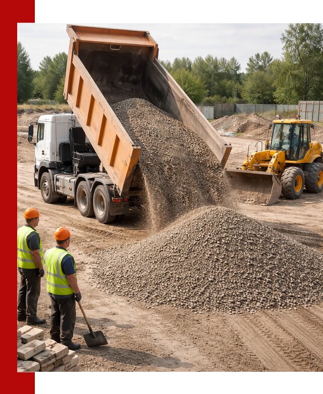 Доставка щебёночно-песчаной смеси ЩПС С7 в Пыти-Яхах