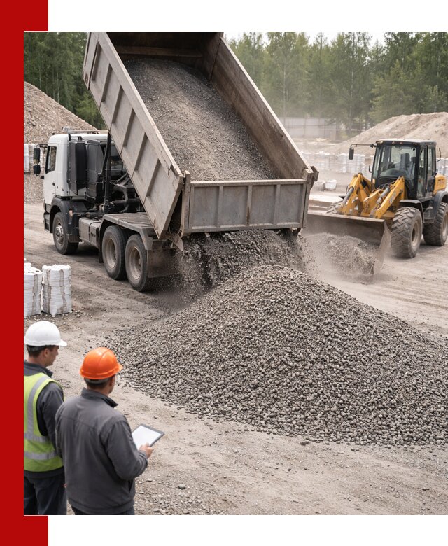 Доставка и продажа гранитного отсева 0-10 в Пыти-Яхах