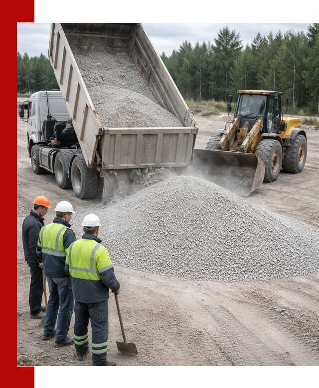Известняковый отсев 0-5 доставка в Пыти-Яхах быстро и выгодно