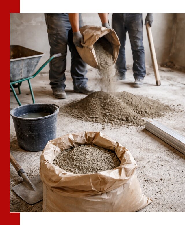 Доставка сухой смеси для стяжки в Пыти-Яхах