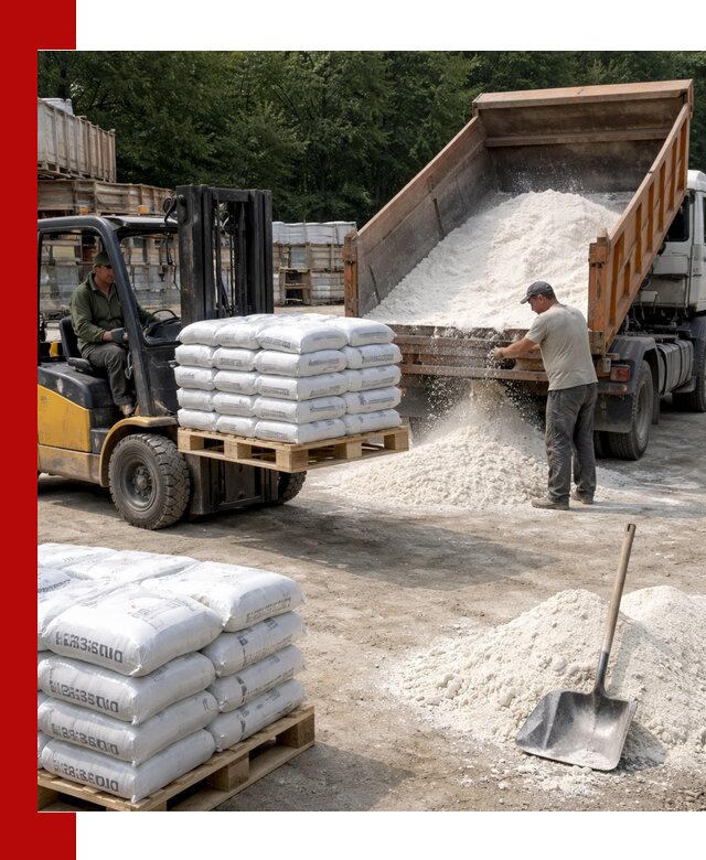 Доставка строительной извести оптом и в розницу в Пыти-Яхах