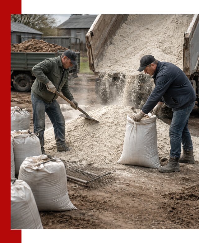 Доставка извести пушонки в Пыти-Яхах оптом и мелким оптом