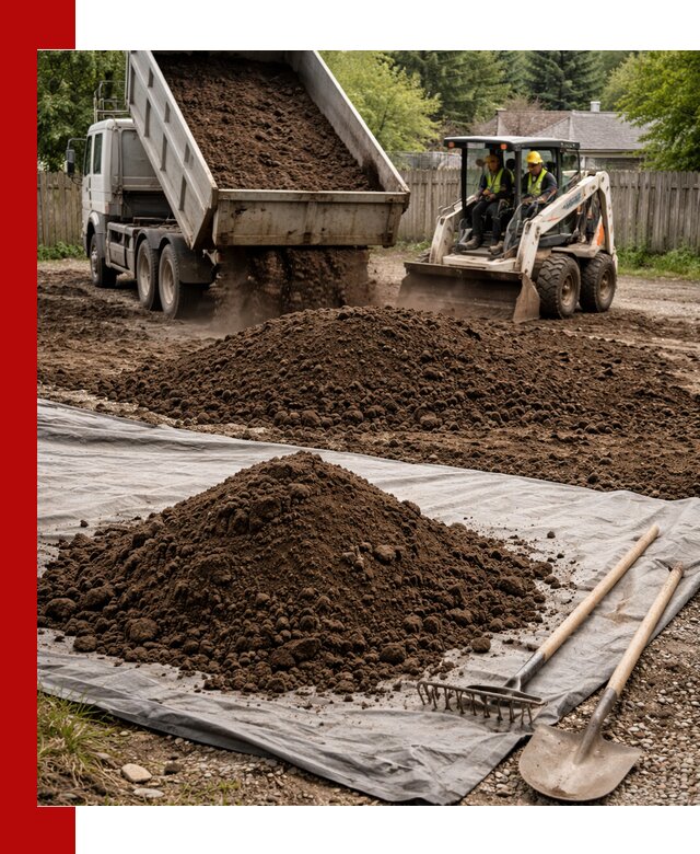 Грунт для отсыпки участка с доставкой в Пыти-Яхах