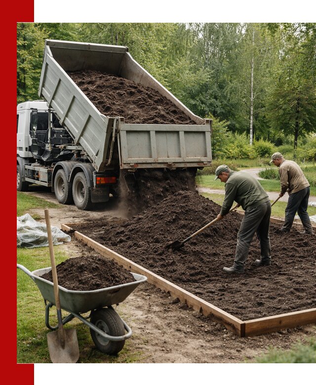 Доставка грунта для озеленения и благоустройства в Пыти-Яхах