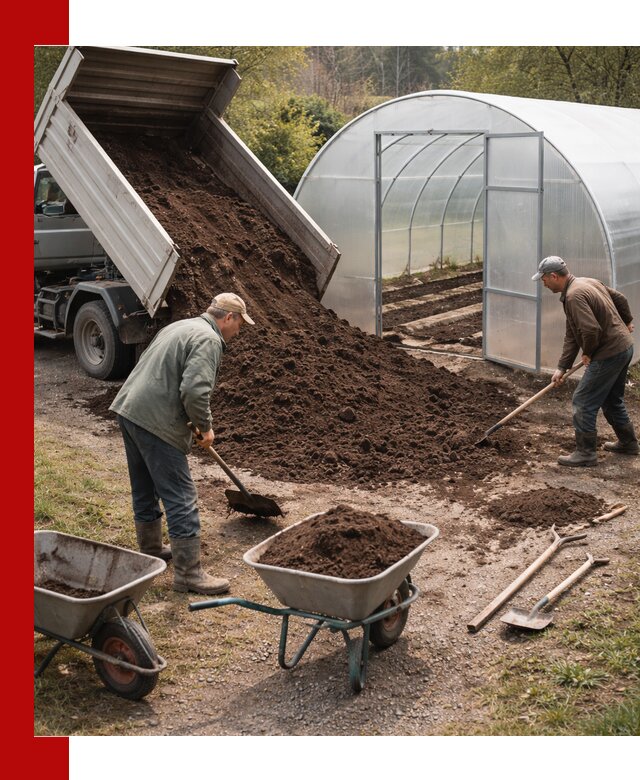 Грунт для теплицы с доставкой в Пыти-Яхах — плодородный субстрат под растения