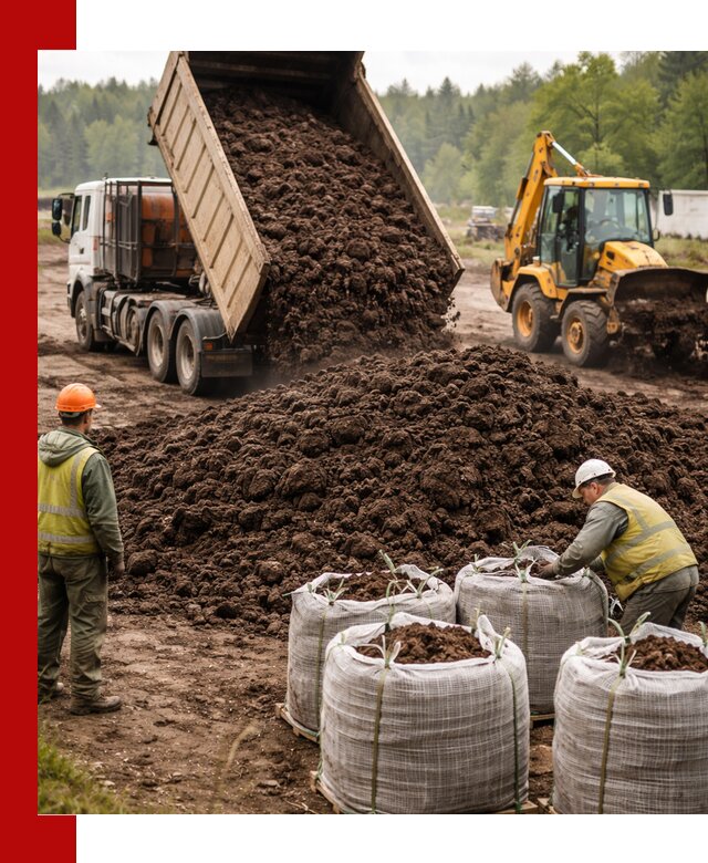 Доставка нейтрального торфа в Пыти-Яхах оптом и в розницу