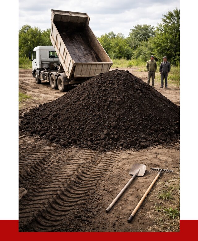 Купить чернозем навалом в Пыти-Яхах от 1221 р. за куб | ПРОНЕРУДПть