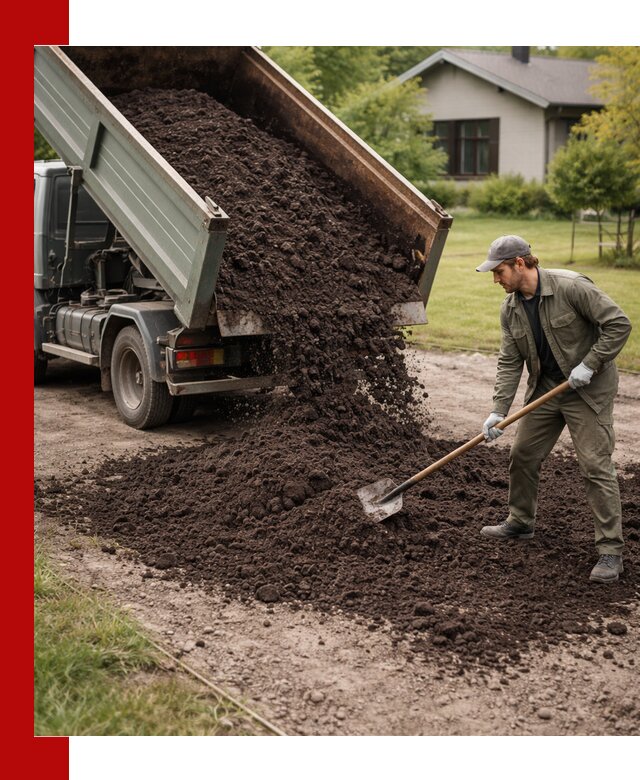 Чернозем для газона с доставкой в Пыти-Яхах быстро и качественно