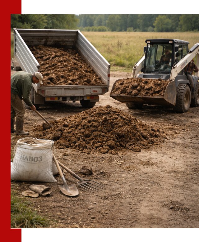 Доставка конского навоза в Пыти-Яхах с разгрузкой и доставкой на объект