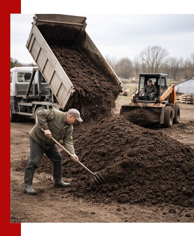 Доставка и продажа перегноя в Пыти-Яхах быстро и дешево