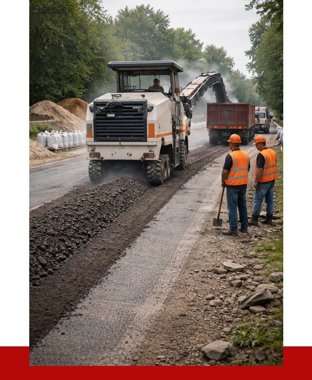 Фрезерованный асфальт в Пыти-Яхах от 2238 р./куб. | ПРОНЕРУДПть