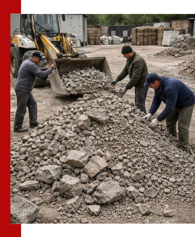 Демонтаж и вывоз бой бетона в Пыти-Яхах