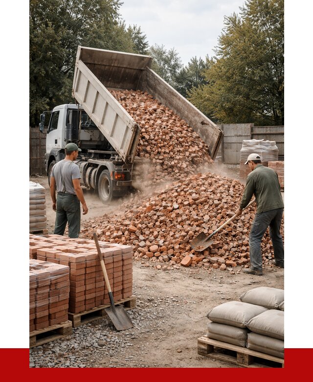 Бой кирпича в Пыти-Яхах с доставкой от 4273 руб/куб | ПРОНЕРУДПть