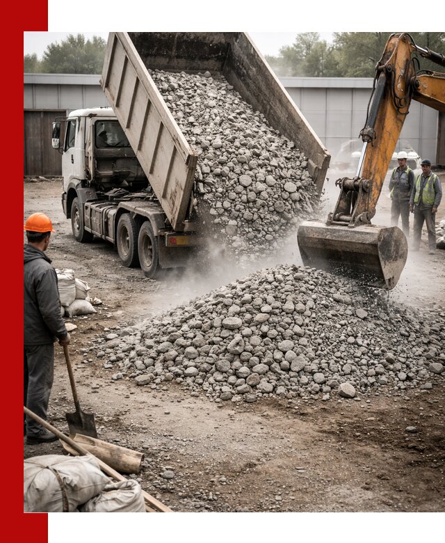 Доставка дробленого бетона в Пыти-Яхах оптом и в розницу