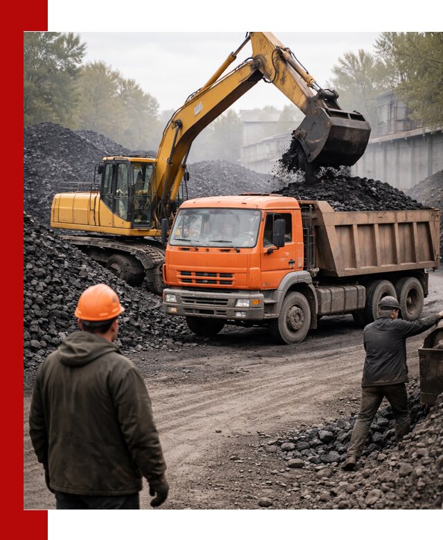 Доставка угля автотранспортом в Пыти-Яхах быстро и выгодно