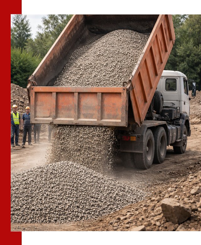 Доставка сыпучих материалов самосвалом в Пыти-Яхах быстро и надежно