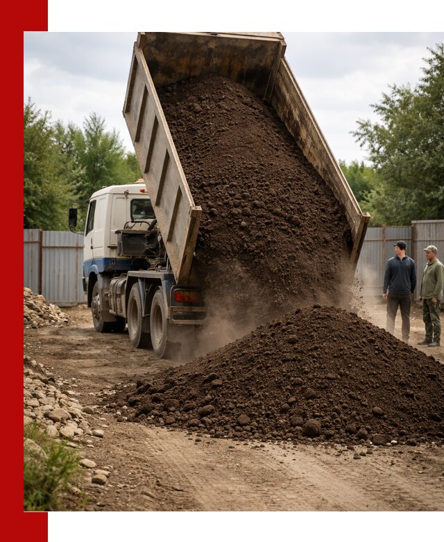 Доставка самосвалом 10 кубов в Пыти-Яхах быстро и надёжно