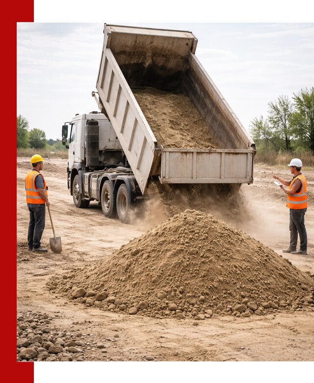 Доставка самосвалом 15 кубов в Пыти-Яхах за город и по городу