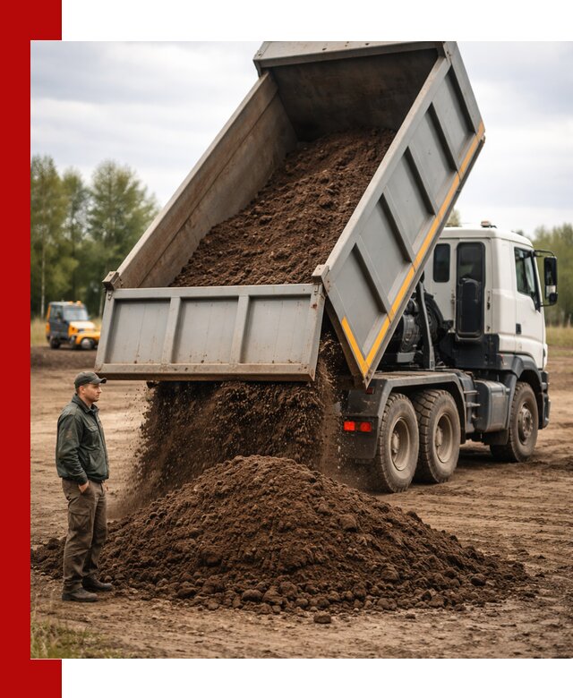 Аренда самосвала с водителем в Пыти-Яхах для сыпучих грузов и навоза