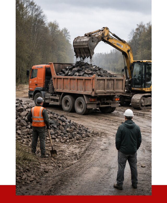 Вывоз асфальта в Пыти-Яхах от 4578 р. самосвалом ПРОНЕРУДПть