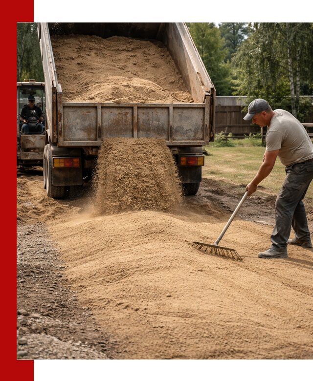 Отсыпка участка песком в Пыти-Яхах быстро и качественно