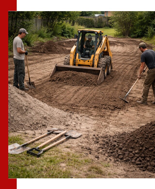 Планировка участка грунтом с вывозом и доставкой в Пыти-Яхах