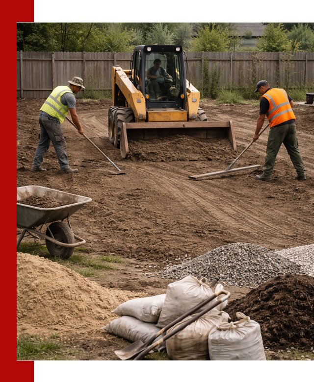 Выравнивание участка под строительство и благоустройство в Пыти-Яхах